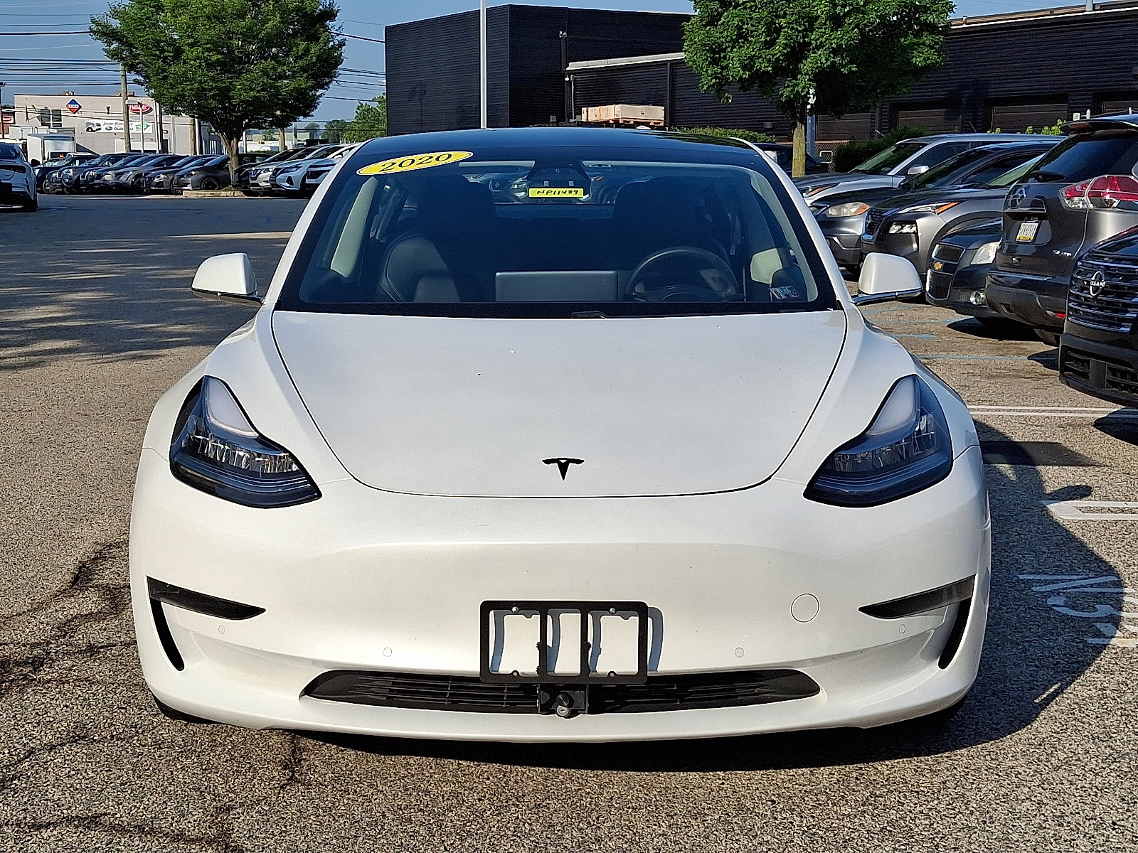 Used 2020 Tesla Model 3 Base with VIN 5YJ3E1EA3LF792835 for sale in Conshohocken, PA