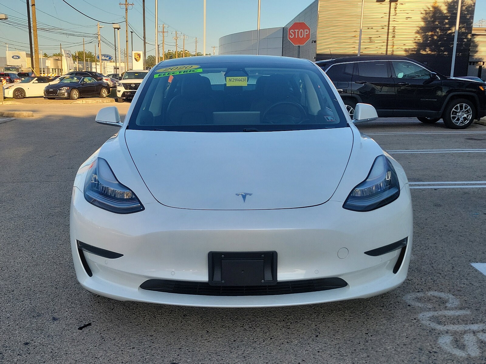 Used 2020 Tesla Model 3 Base with VIN 5YJ3E1EA3LF645284 for sale in Conshohocken, PA