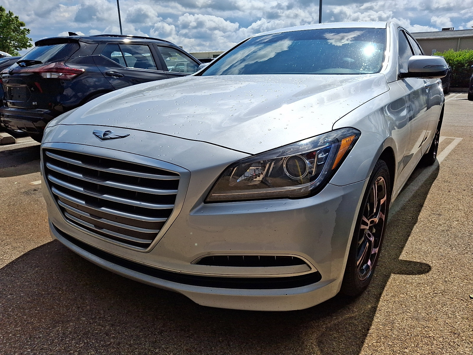 Used 2015 Hyundai Genesis Base with VIN KMHGN4JE8FU099732 for sale in Conshohocken, PA
