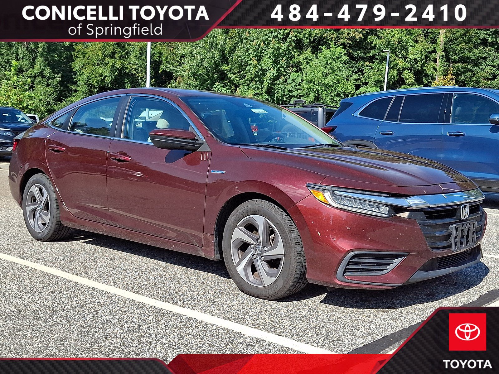 Used 2019 Honda Insight LX with VIN 19XZE4F11KE014550 for sale in Springfield, PA