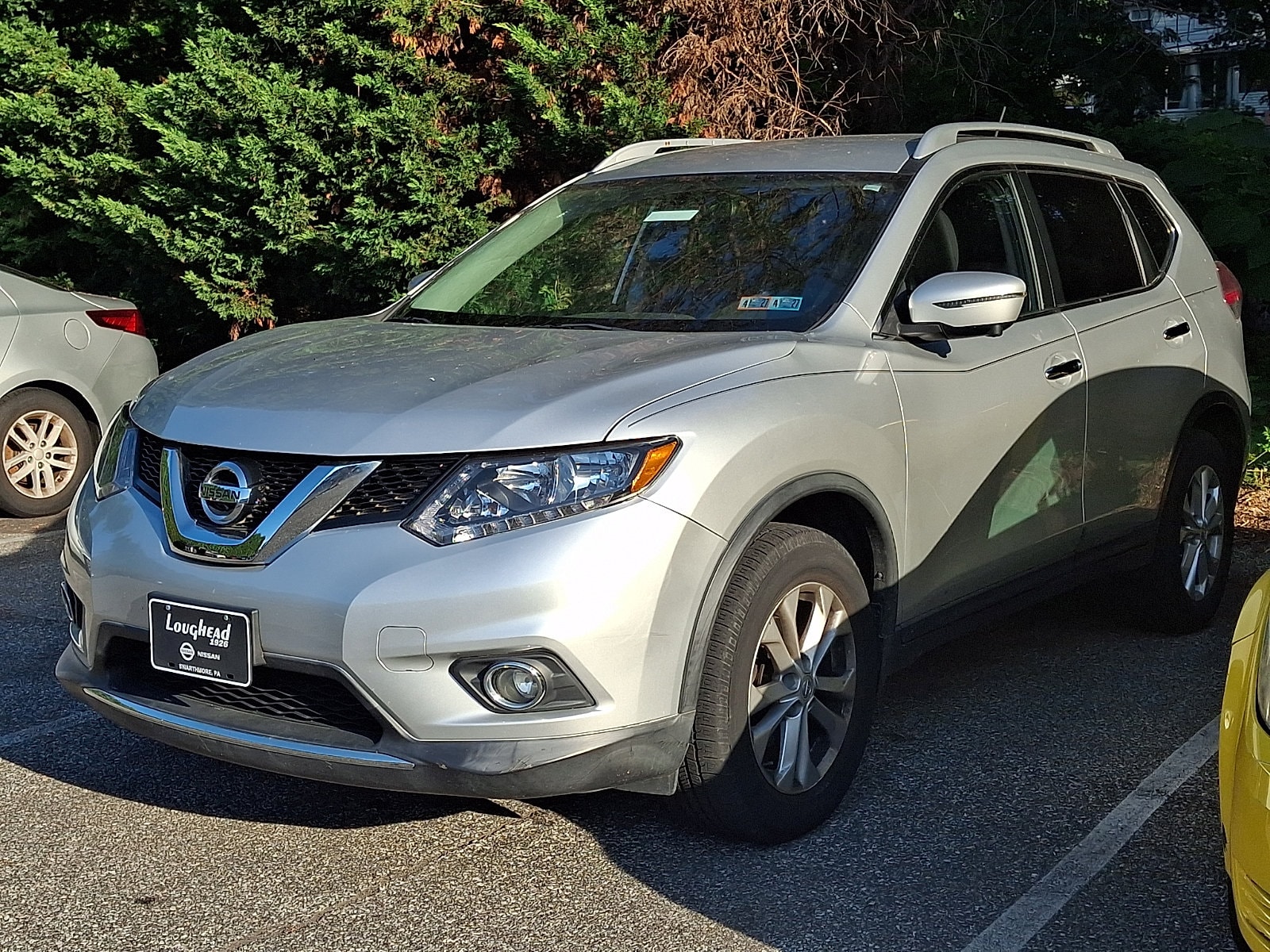 Used 2016 Nissan Rogue SV with VIN KNMAT2MV7GP605826 for sale in Springfield, PA