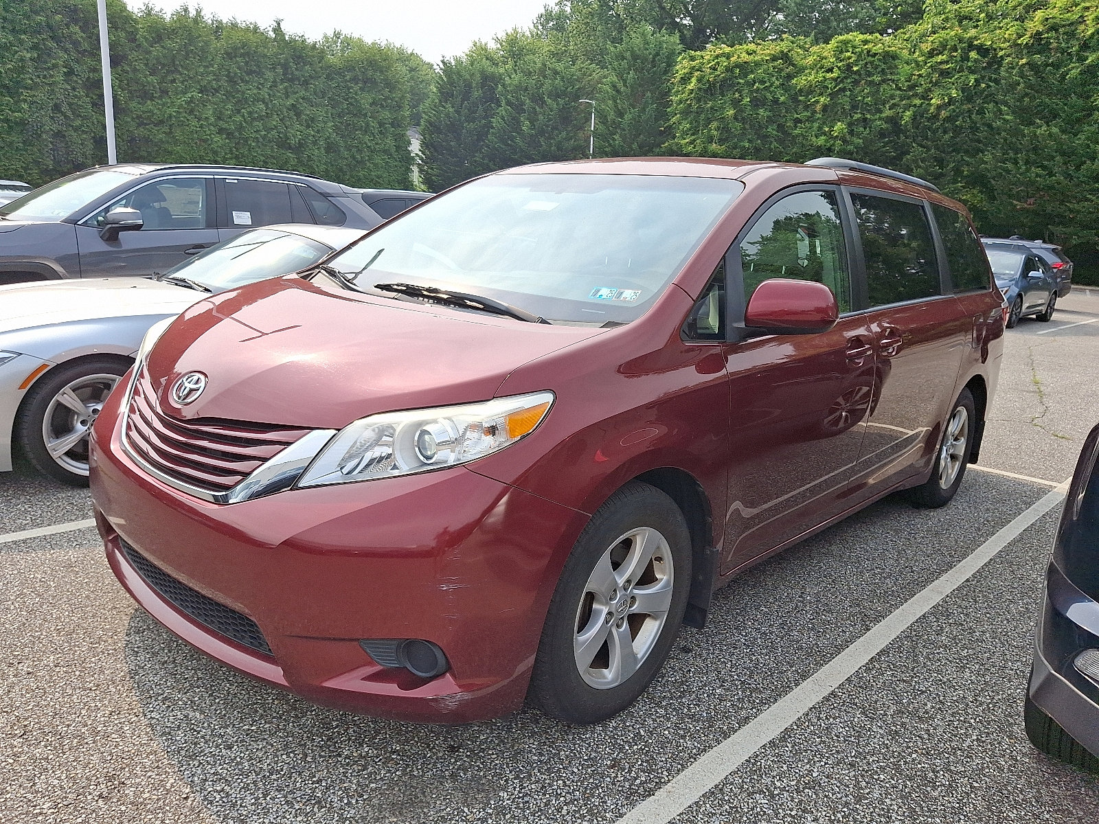 Used 2015 Toyota Sienna LE with VIN 5TDKK3DC1FS617129 for sale in Springfield, PA