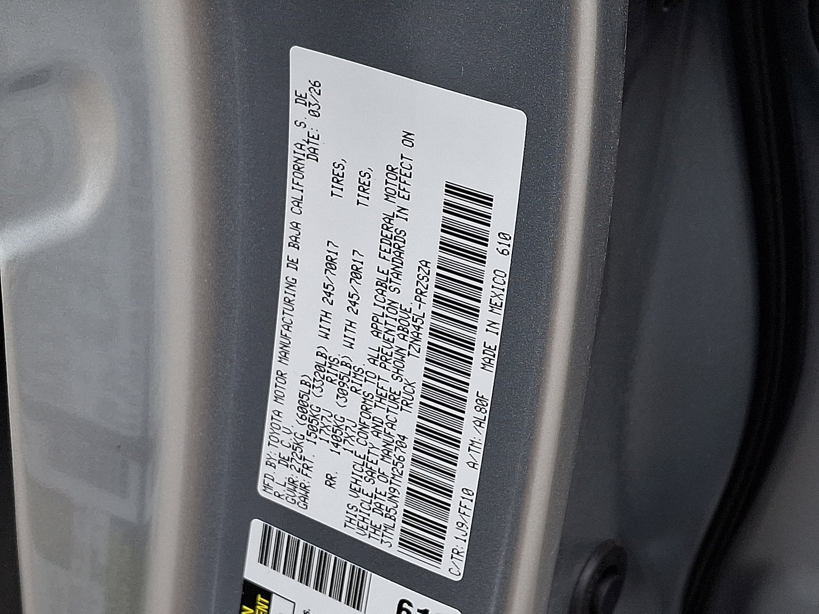 2026 Toyota Tacoma SR5 - Photo 20