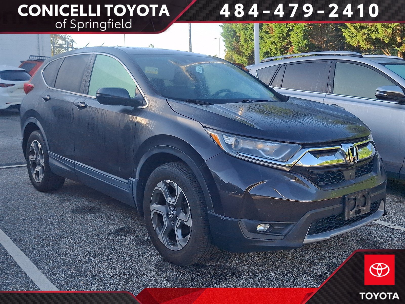 Used 2017 Honda CR-V EX-L with VIN 5J6RW2H82HL003949 for sale in Springfield, PA