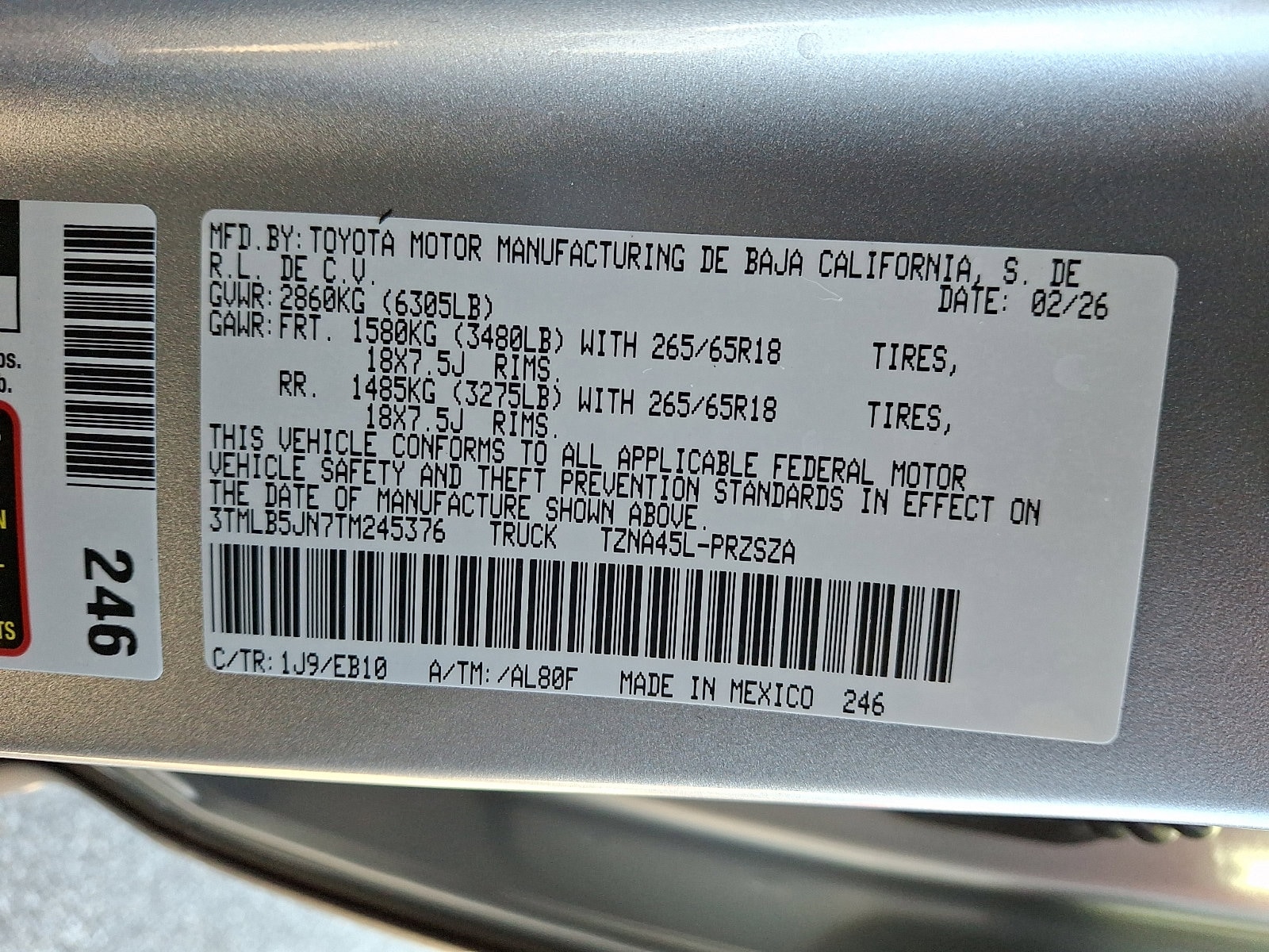 2026 Toyota Tacoma Limited - Photo 19