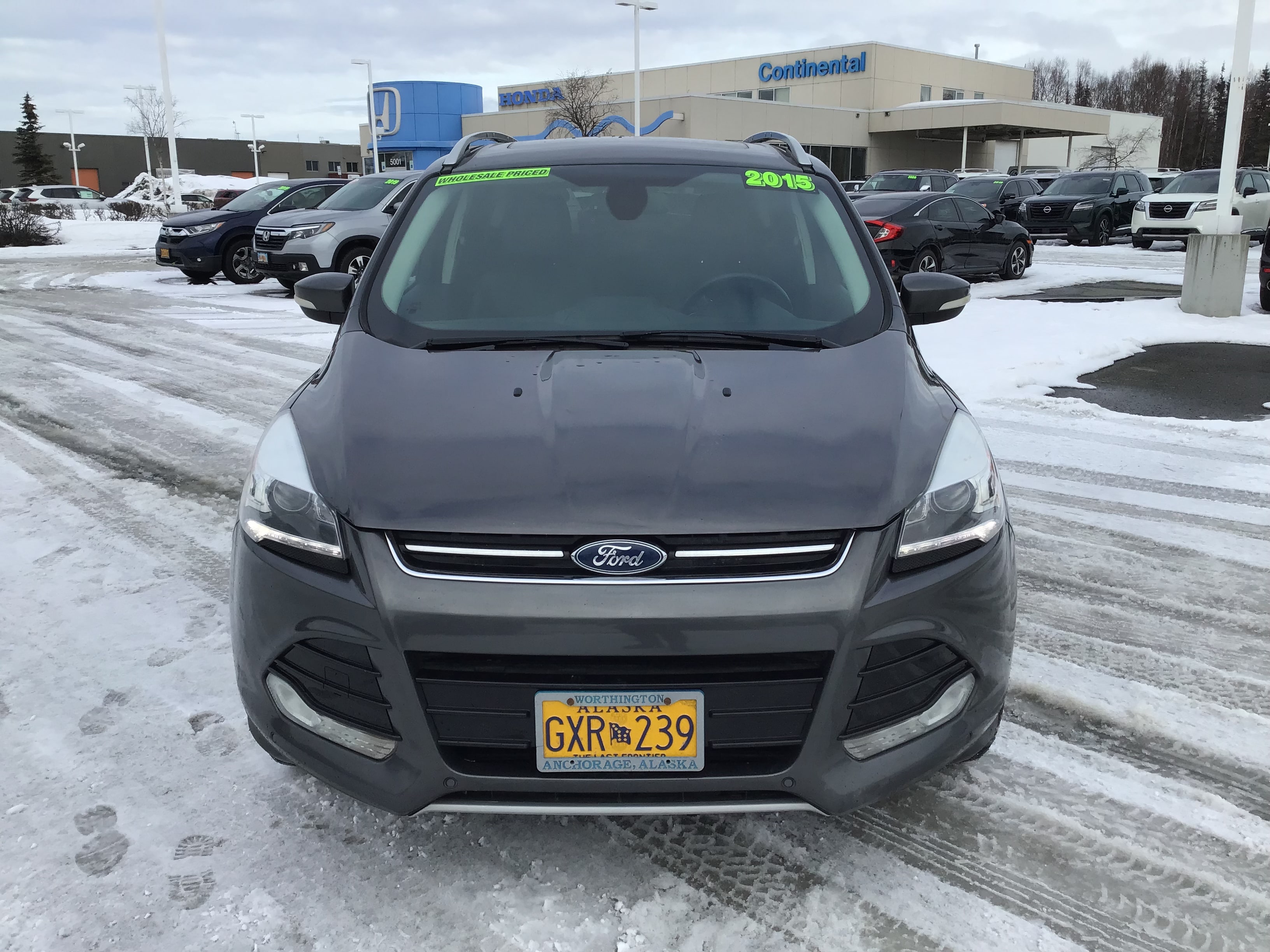 Used 2015 Ford Escape Titanium with VIN 1FMCU9JX7FUA31695 for sale in Anchorage, AK