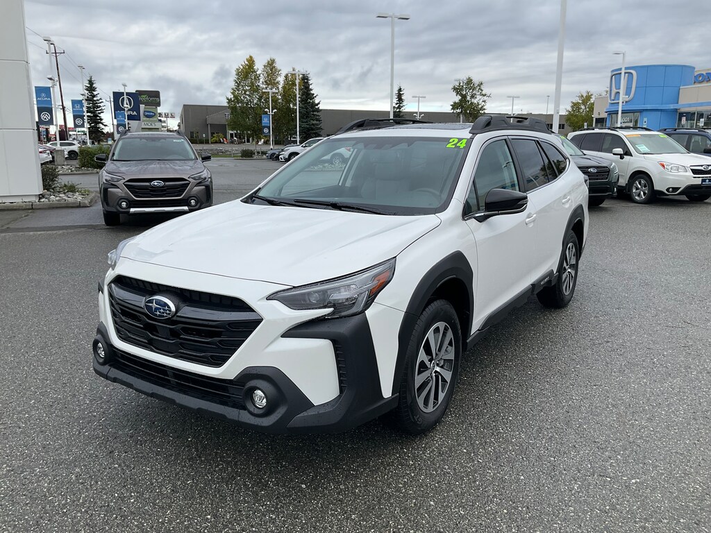 Certified Used 2024 Subaru Outback Premium White For Sale in Anchorage