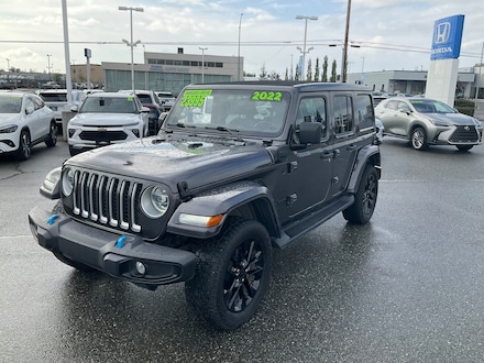 Used 2022 Jeep Wrangler Unlimited 4xe Sahara SUV for sale in Anchorage, AK