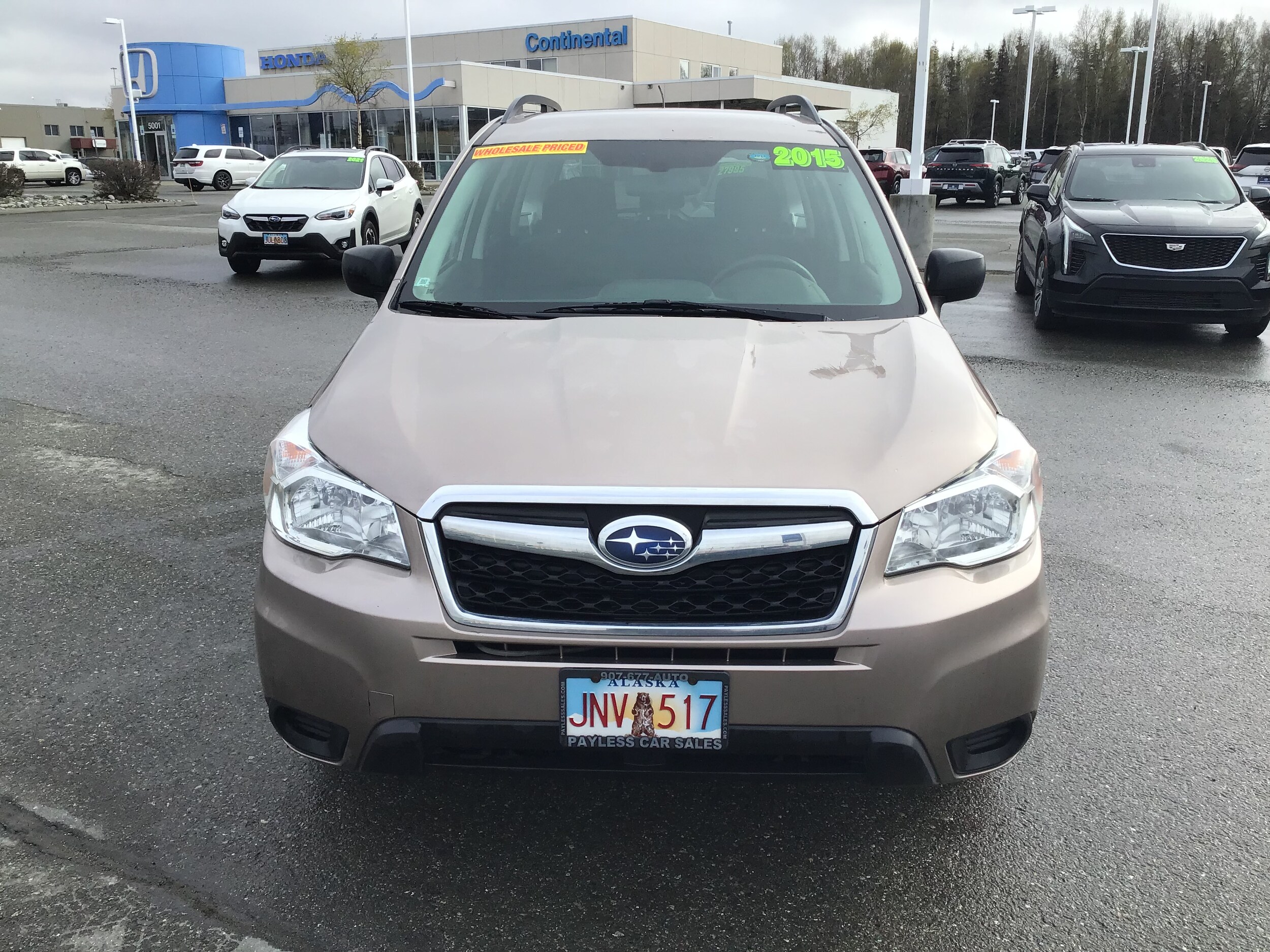 Used 2015 Subaru Forester i with VIN JF2SJABC2FH596128 for sale in Anchorage, AK