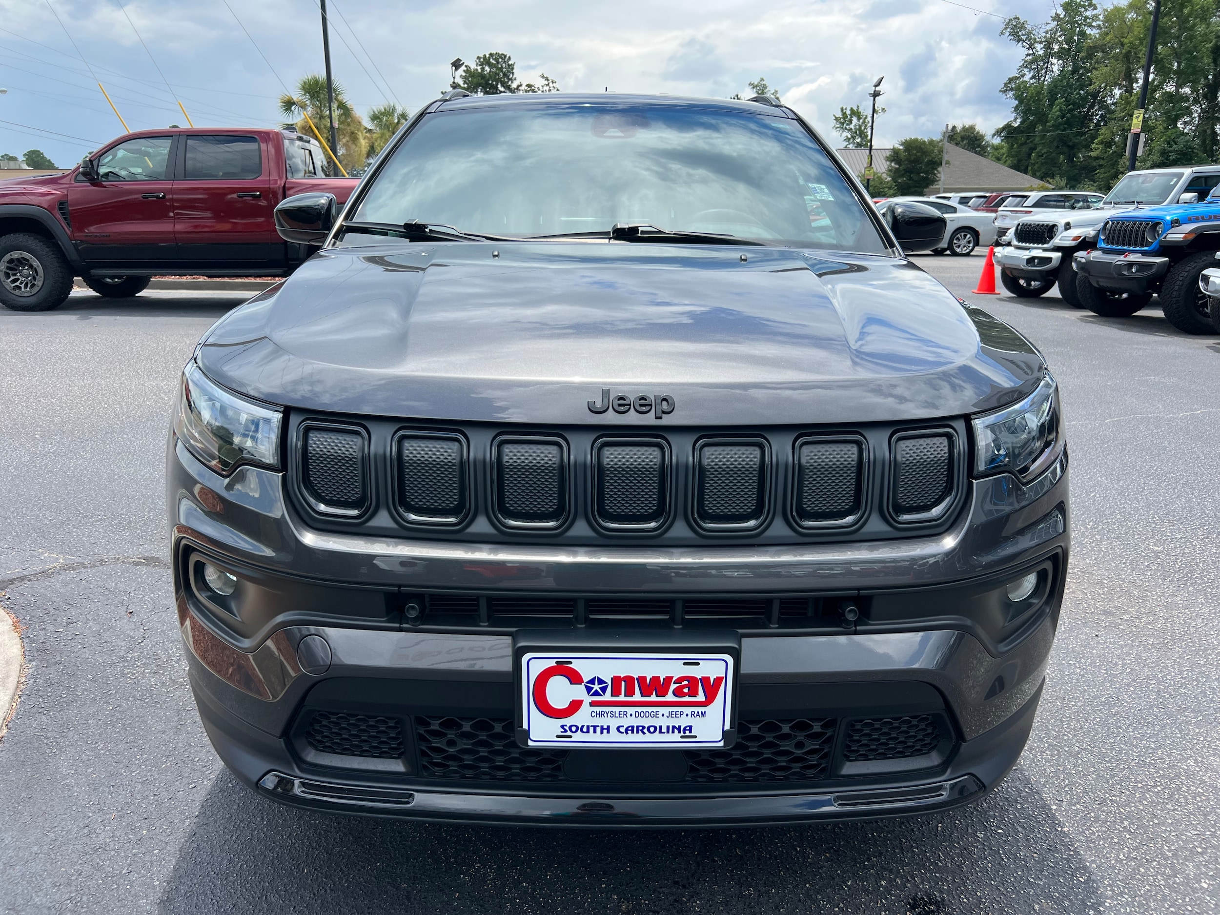 Certified 2022 Jeep Compass Altitude with VIN 3C4NJCBB6NT234690 for sale in Conway, SC