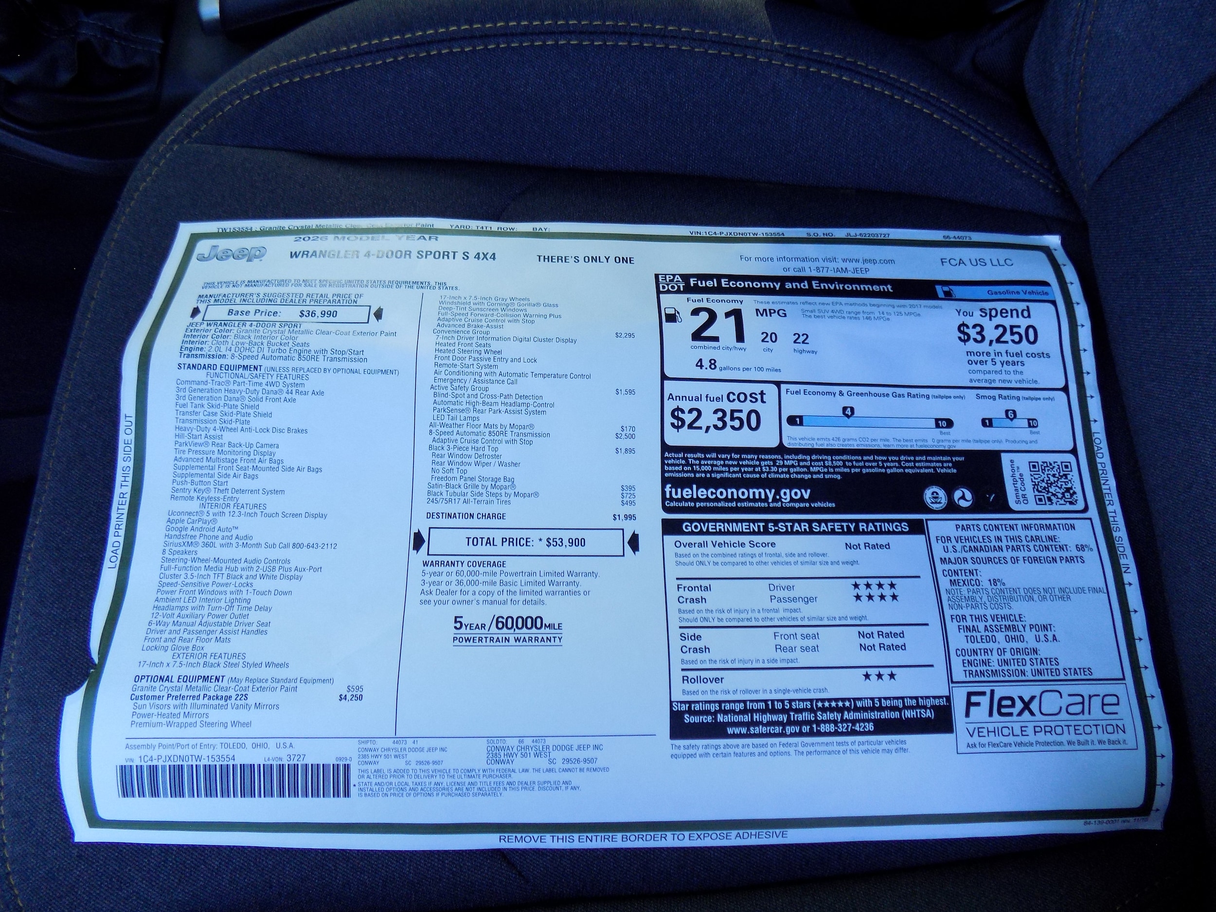 2026 Jeep Wrangler 4-Door Sport S - Photo 27