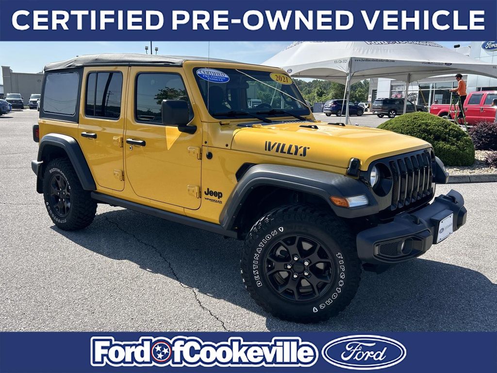 Certified Pre-Owned 2021 Jeep Wrangler Unlimited Willys