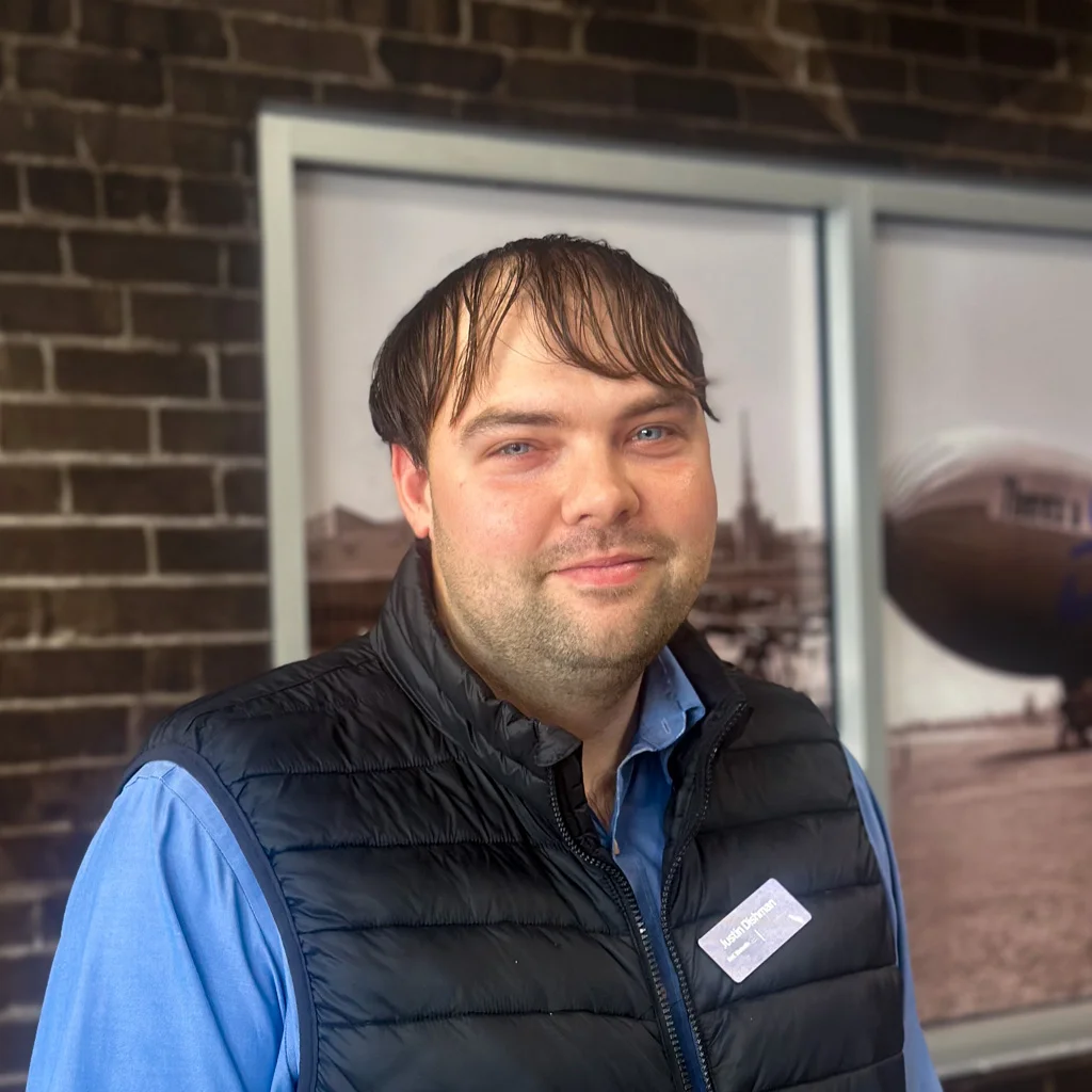 Staff member Justin Dishman from ID_fe283402550b