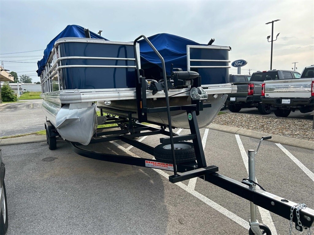 Used 2021 Leisure Kraft Pontunes 22 Challenger Fishing Series 2225FX Boat