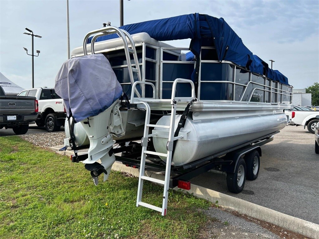 Used 2021 Leisure Kraft Pontunes 22 Challenger Fishing Series 2225FX Boat