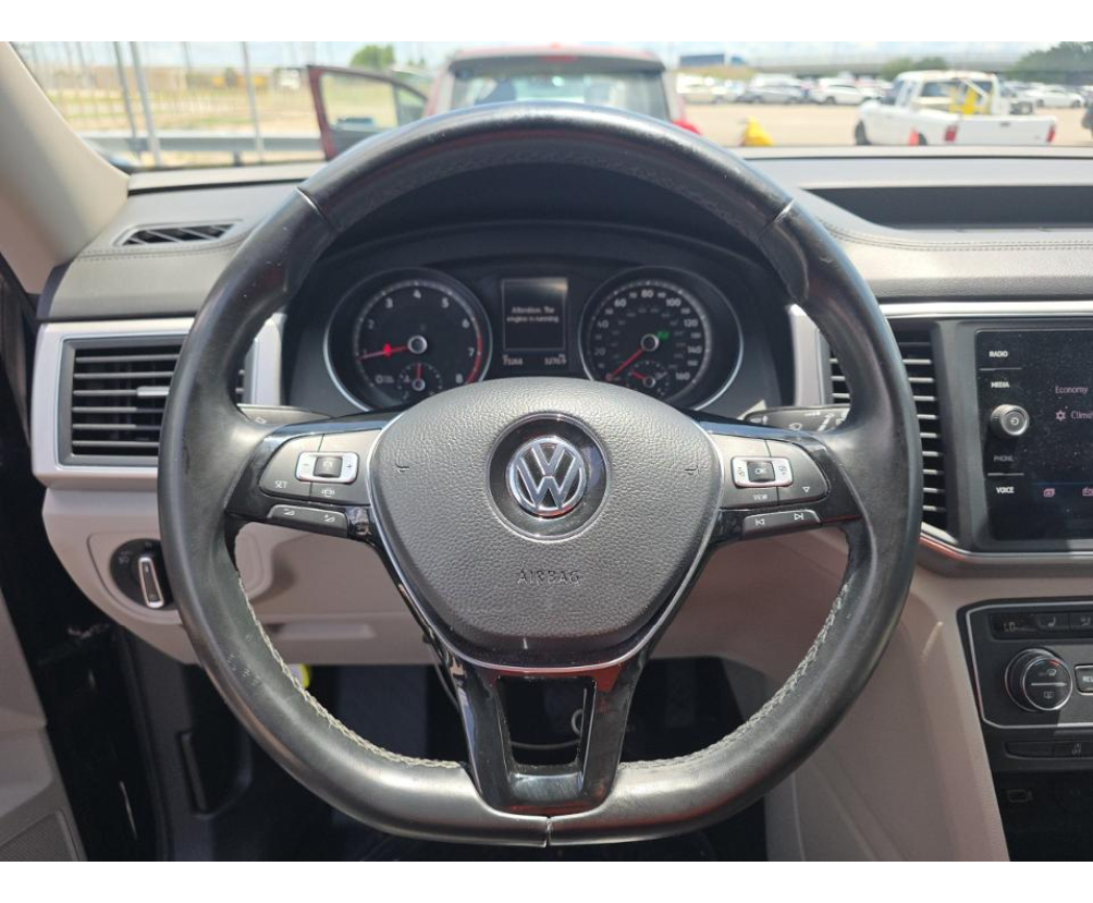 2019 Volkswagen Atlas 3.6L V6 SE w/Technology Blue Metallic at Cook Motor Company