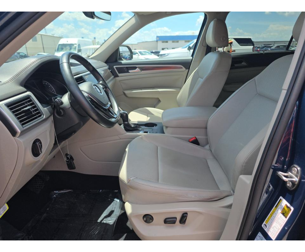 2019 Volkswagen Atlas 3.6L V6 SE w/Technology Blue Metallic at Cook Motor Company
