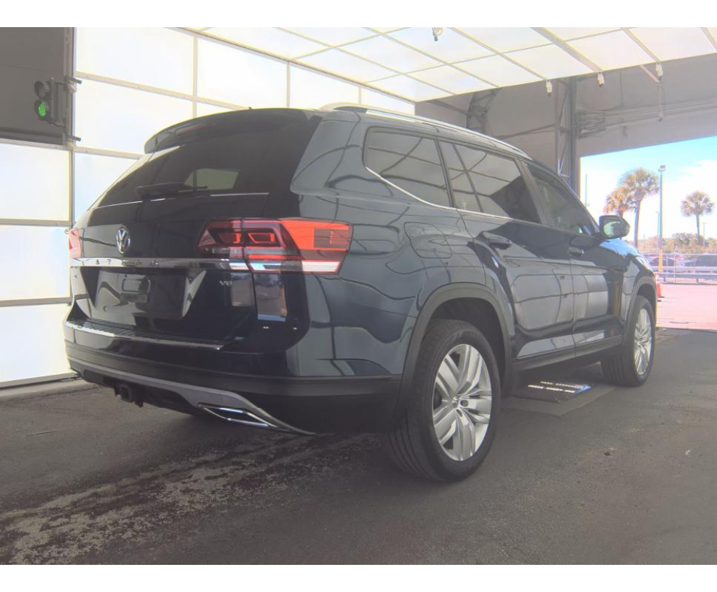 2019 Volkswagen Atlas 3.6L V6 SE w/Technology Blue Metallic at Cook Motor Company