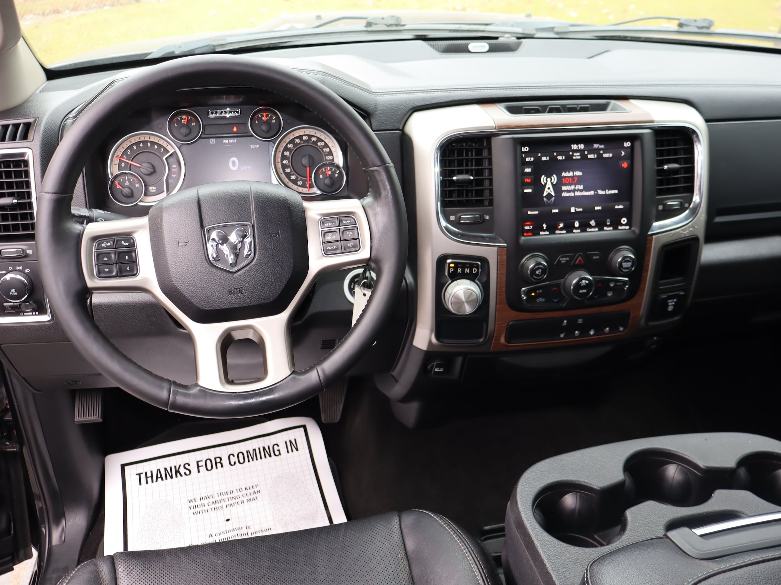 2018 Ram 1500 Laramie Crew Cab Brilliant Black Crystal Pearlcoat at Cook Motor Company