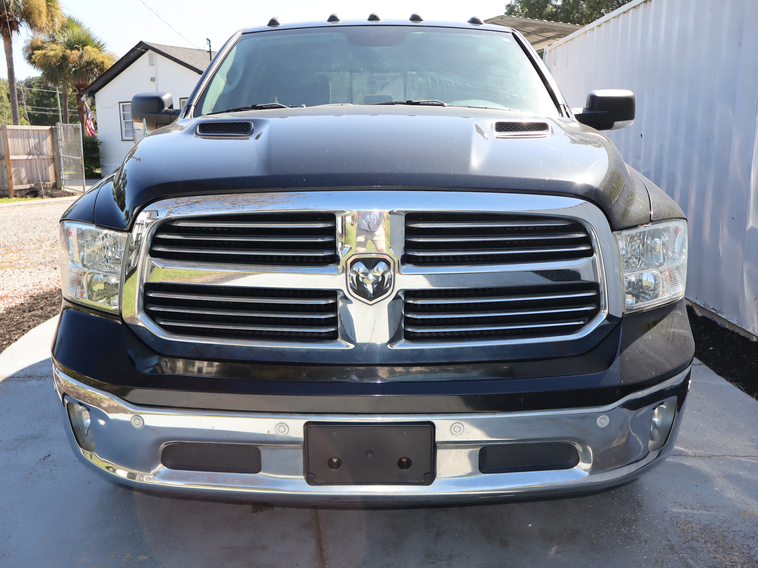 2018 Ram 1500 BIG HORN CREW CAB 4X4 Brilliant Black Crystal Pearlcoat at Cook Motor Company