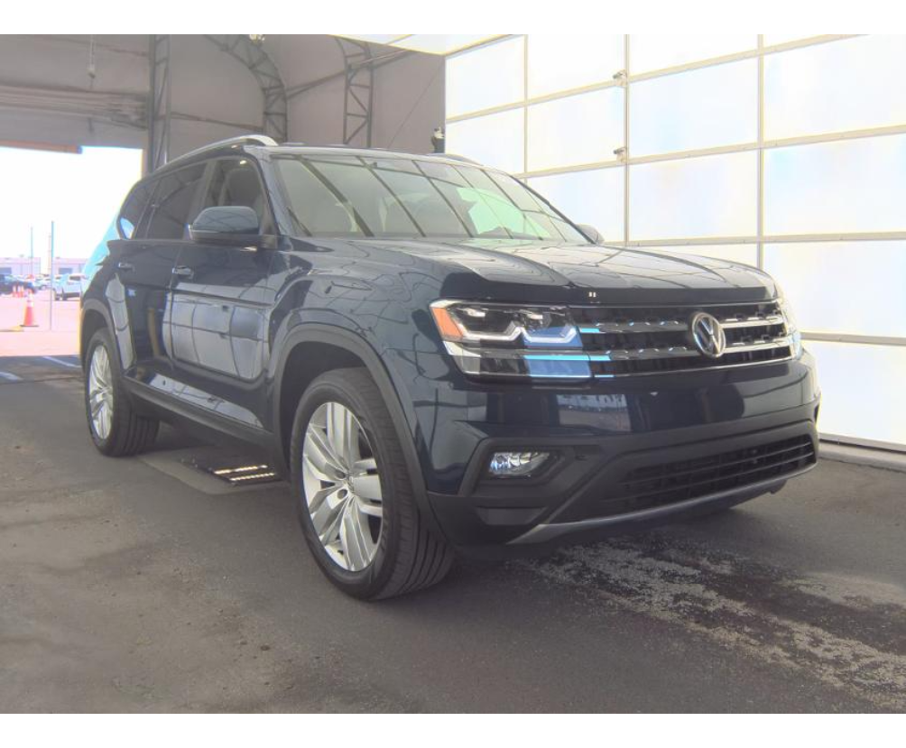 2019 Volkswagen Atlas 3.6L V6 SE w/Technology Blue Metallic at Cook Motor Company