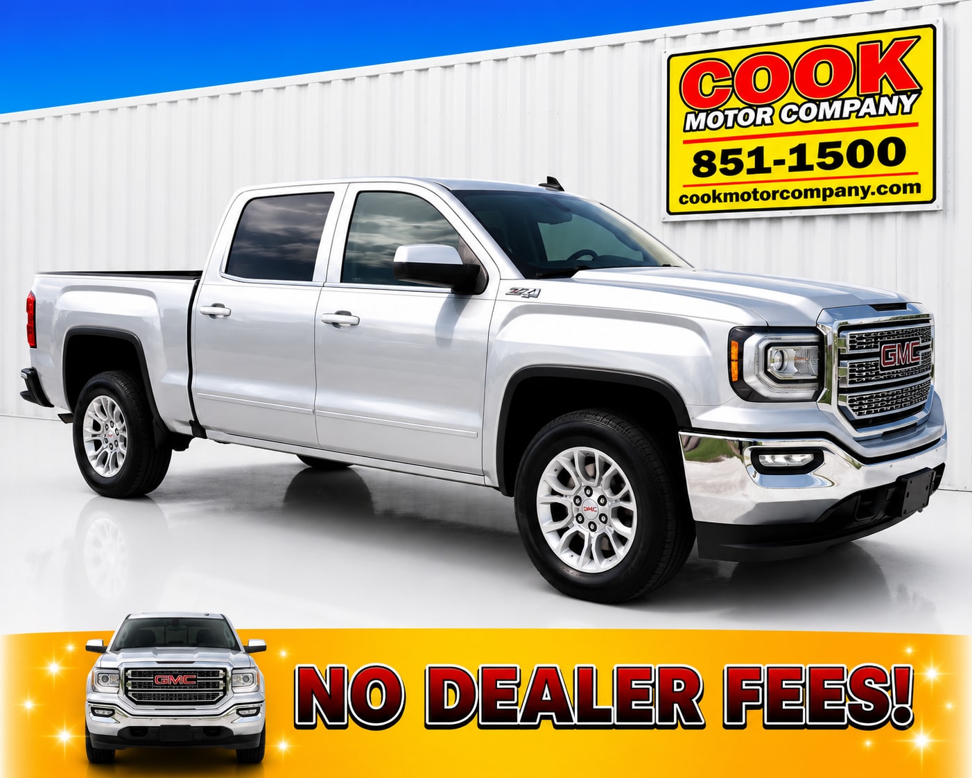 2018 GMC Sierra 1500 SLE 4X4 CREW Z71 - 0