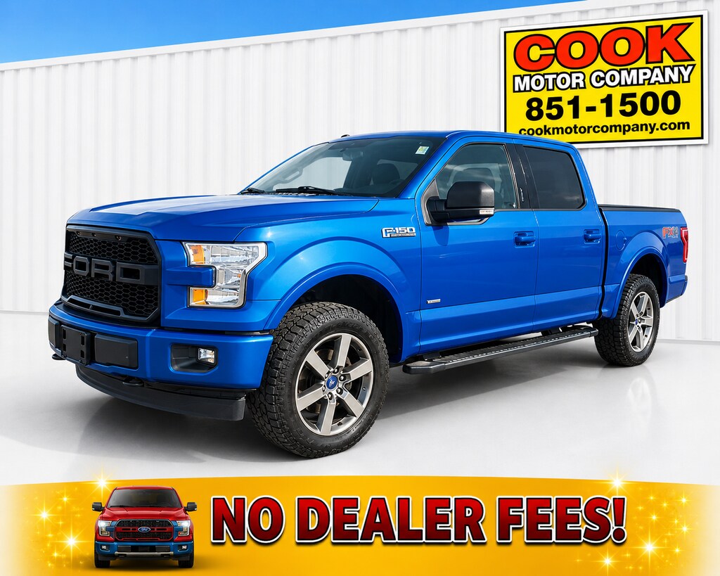 Used 2017 Ford F-150 XLT 4X4 SUPER CREW Truck SuperCrew Cab