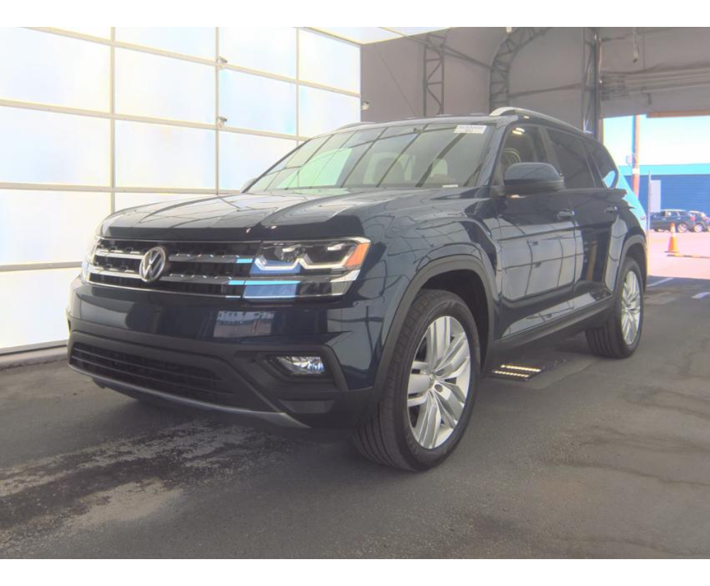 2019 Volkswagen Atlas 3.6L V6 SE w/Technology Blue Metallic at Cook Motor Company
