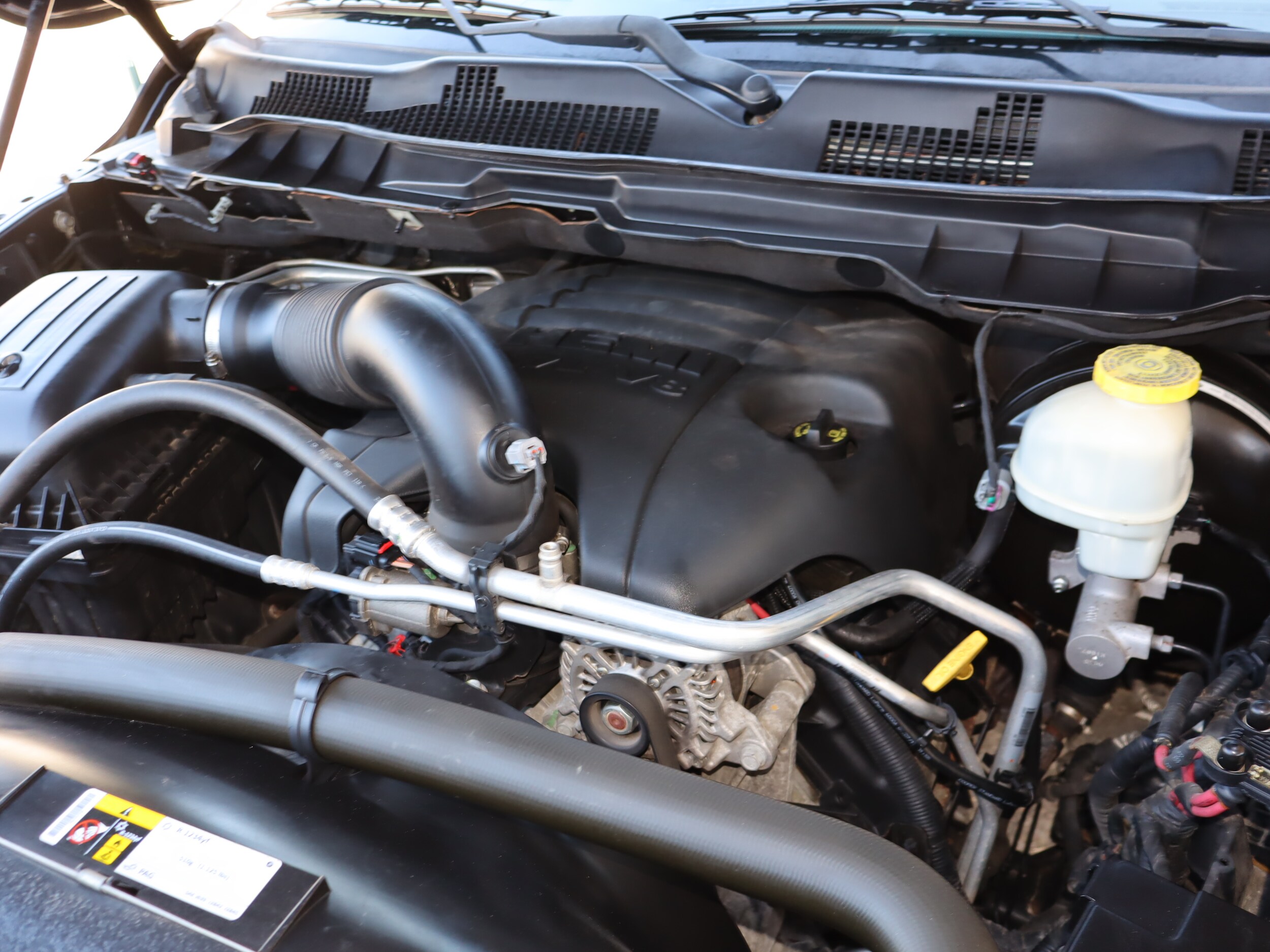 2018 Ram 1500 BIG HORN CREW CAB 4X4 Brilliant Black Crystal Pearlcoat at Cook Motor Company