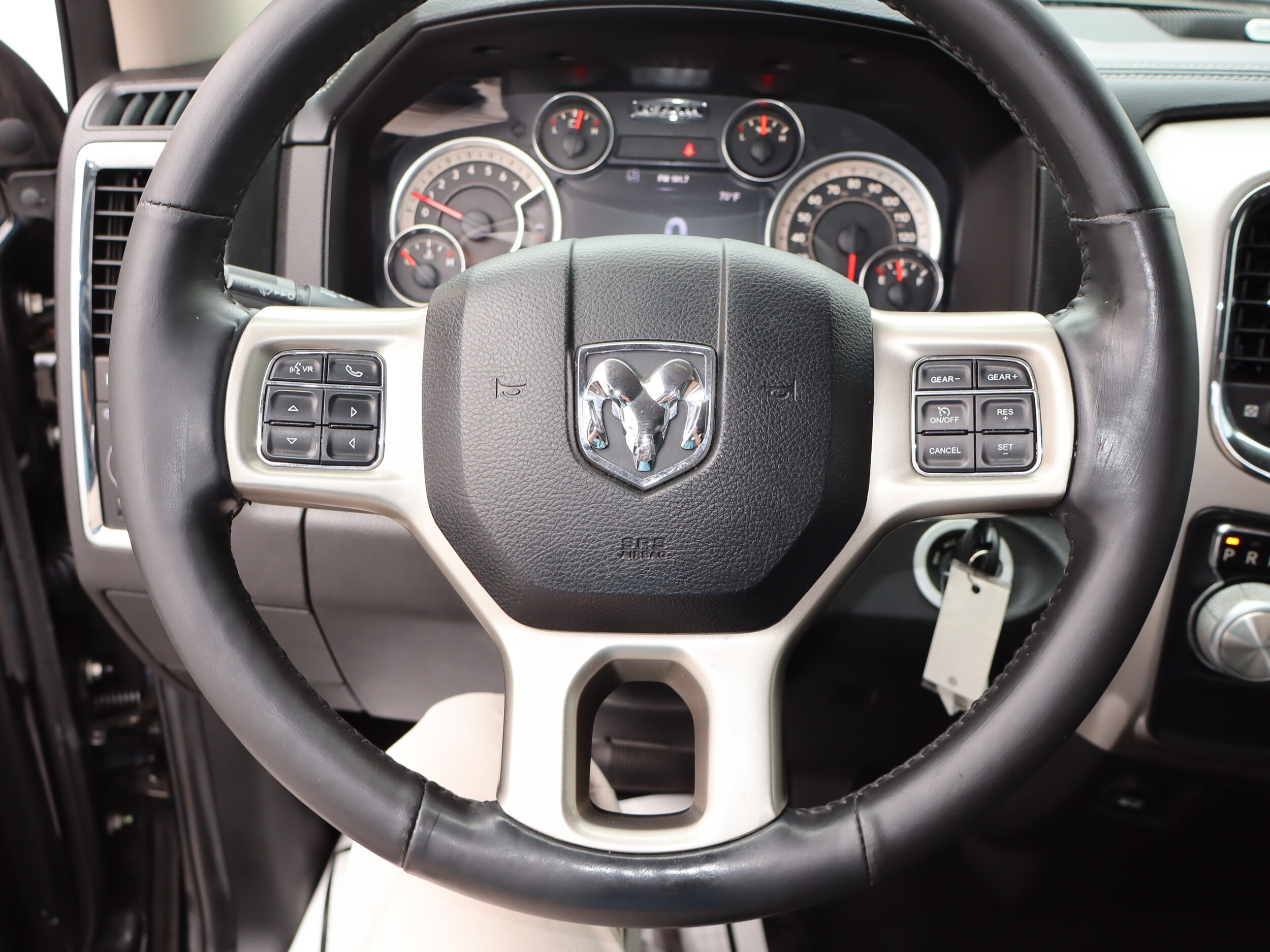 2018 Ram 1500 Laramie Crew Cab Brilliant Black Crystal Pearlcoat at Cook Motor Company