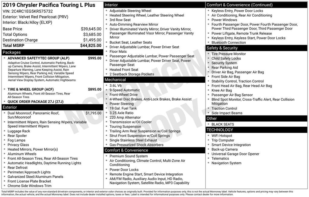 Thumbnail: 2019 Chrysler Pacifica - 7