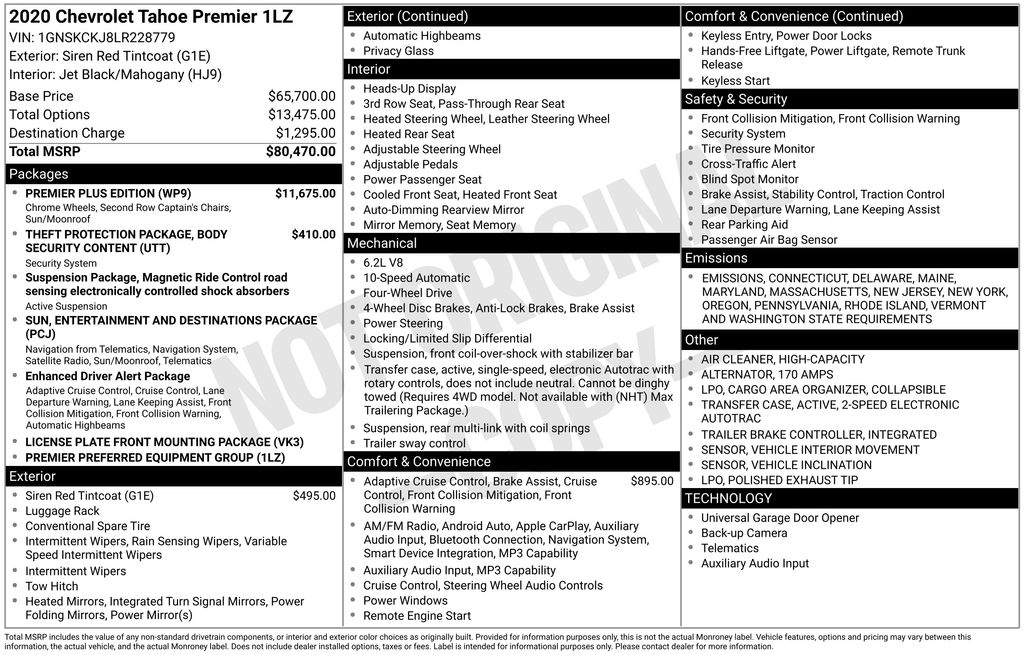 Thumbnail: 2020 Chevrolet Tahoe - 7