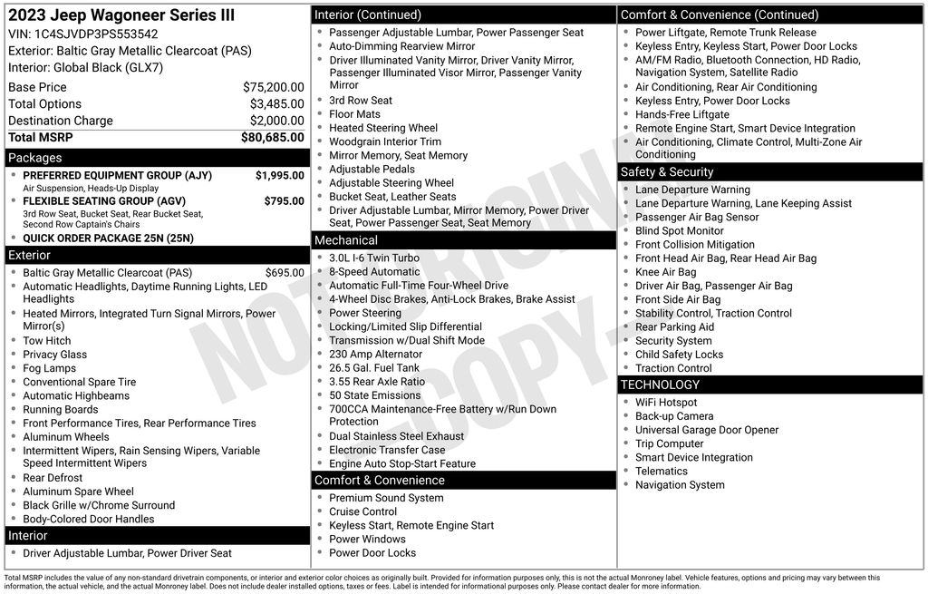 Thumbnail: 2023 Jeep Wagoneer - 7