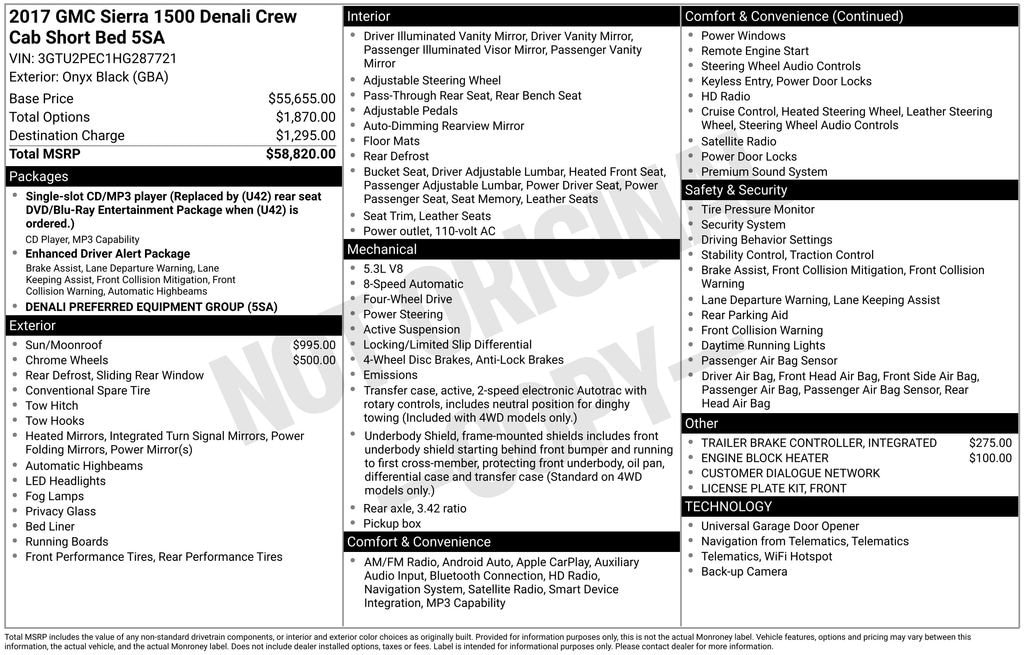 Thumbnail: 2017 GMC Sierra 1500 - 7