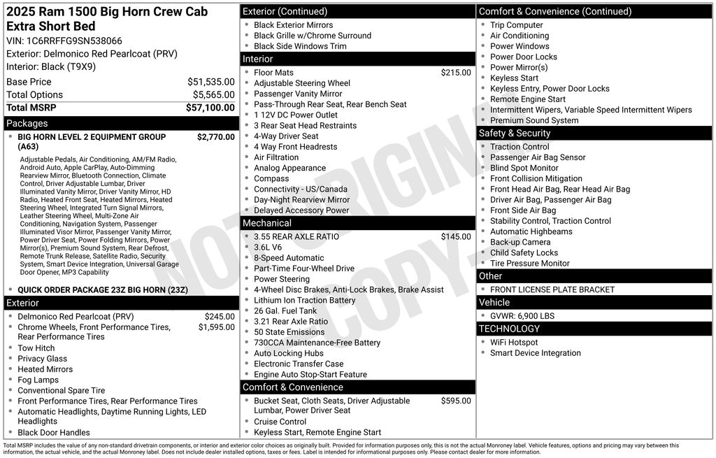 Thumbnail: 2025 RAM 1500 - 7