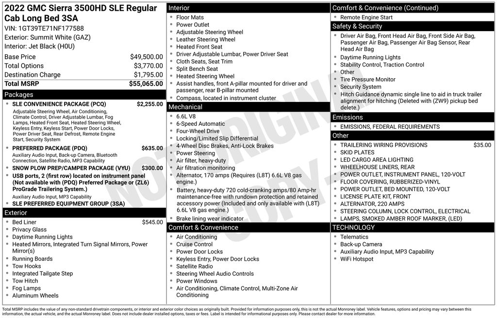 Thumbnail: 2022 GMC Sierra 3500 - 7