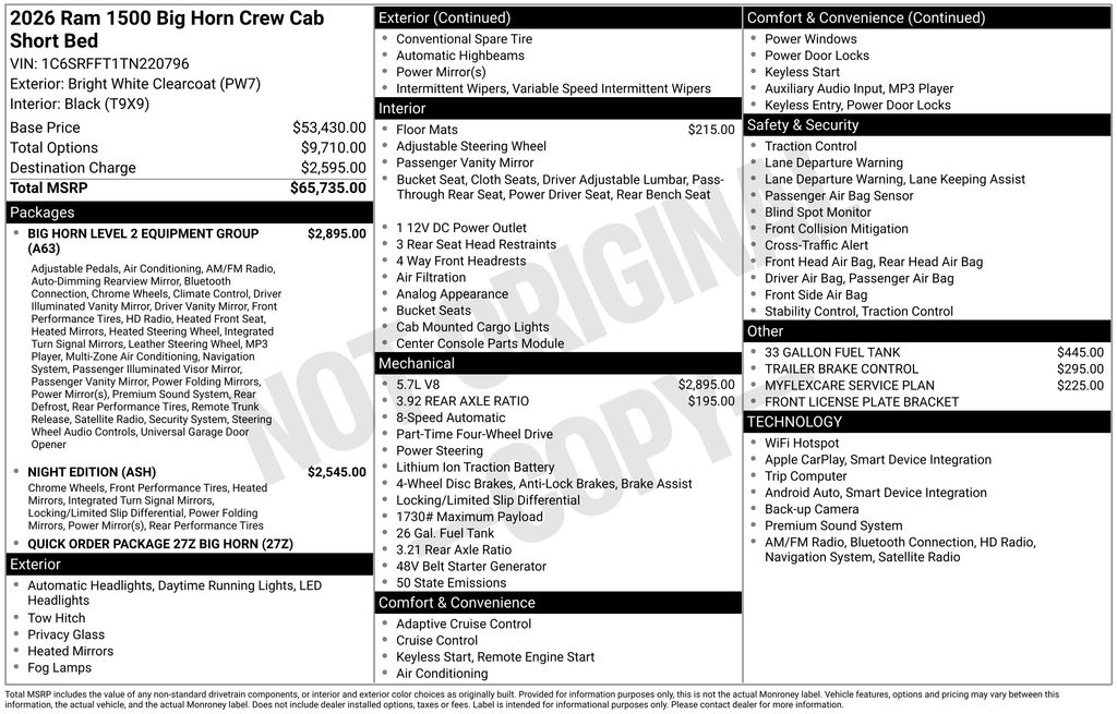Thumbnail: 2026 RAM 1500 - 7