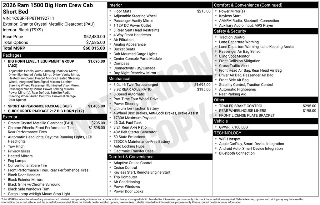 Thumbnail: 2026 RAM 1500 - 7