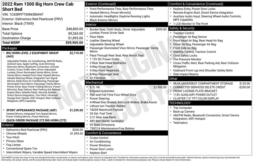 Thumbnail: 2022 RAM 1500 - 7
