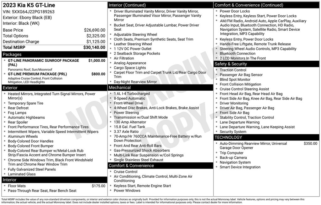 Thumbnail: 2023 Kia K5 - 7