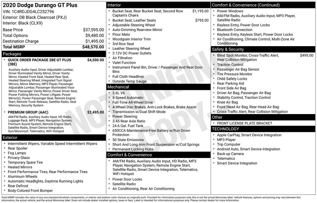 Thumbnail: 2020 Dodge Durango - 7