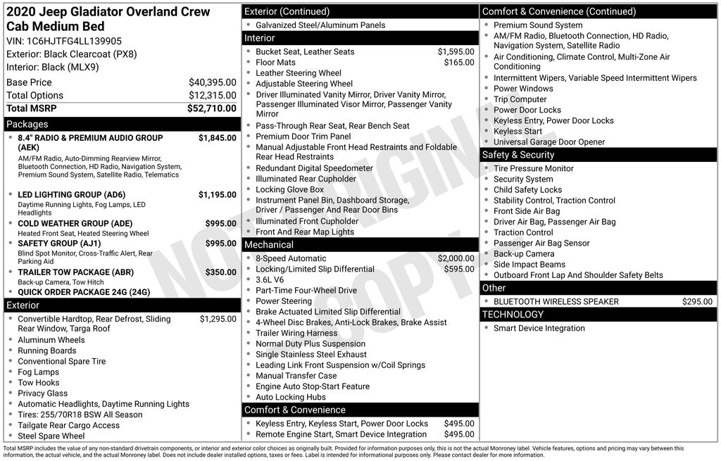 Thumbnail: 2020 Jeep Gladiator - 7