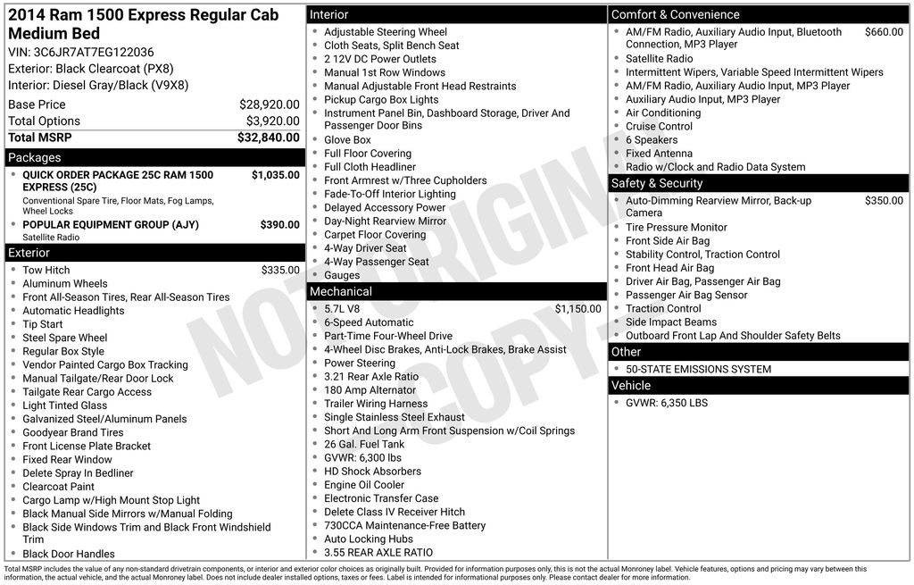 Thumbnail: 2014 RAM 1500 - 7