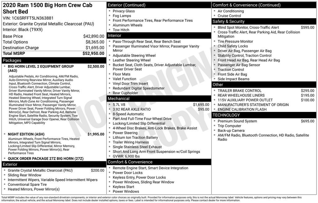 Thumbnail: 2020 RAM 1500 - 7