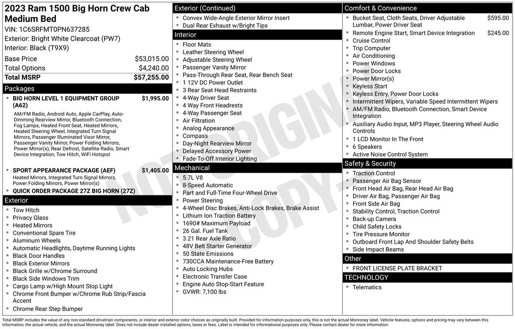 Thumbnail: 2023 RAM 1500 - 7