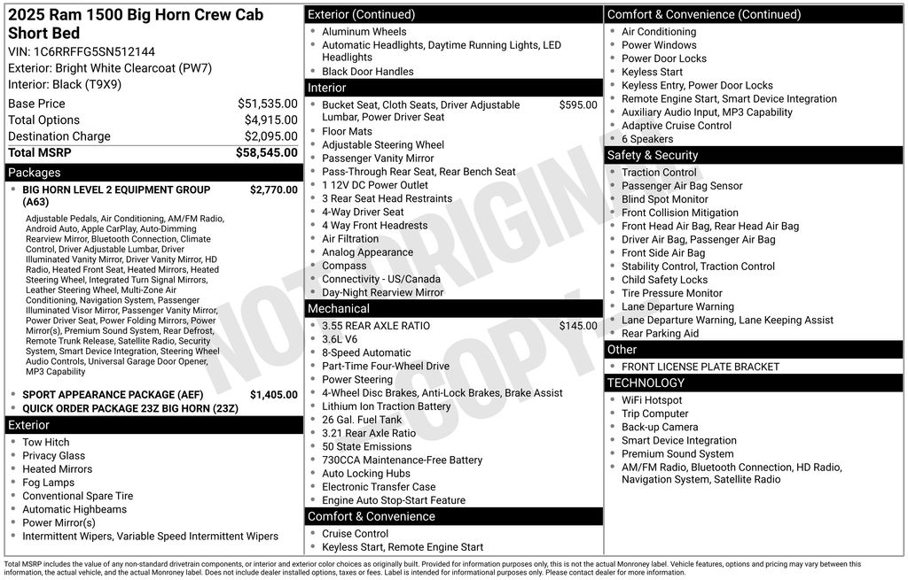 Thumbnail: 2025 RAM 1500 - 7