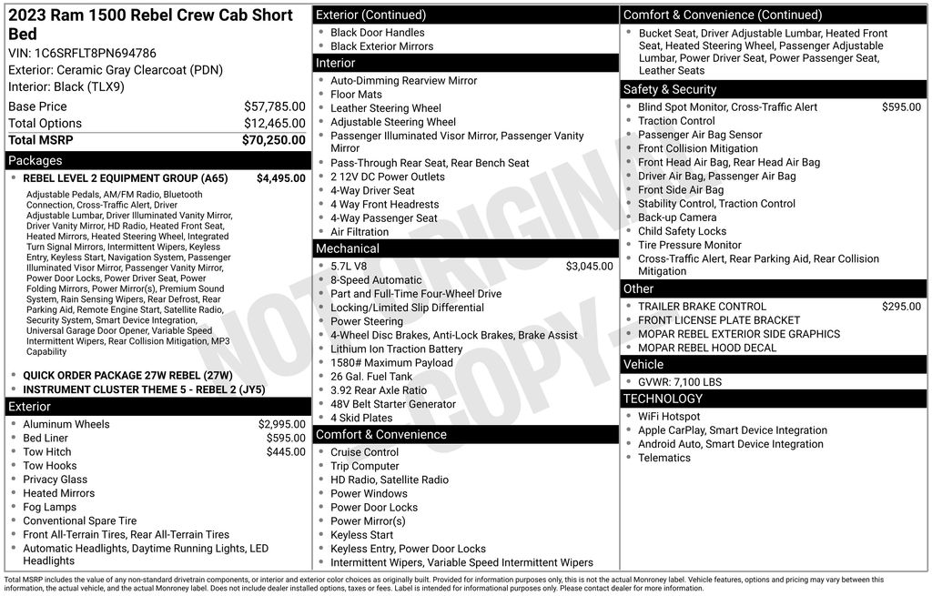 Thumbnail: 2023 RAM 1500 - 7
