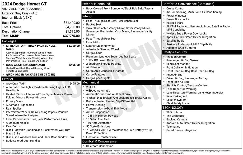 Thumbnail: 2024 Dodge Hornet - 7