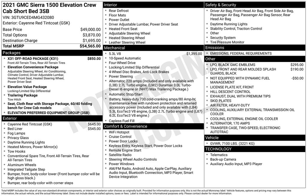 Thumbnail: 2021 GMC Sierra 1500 - 7