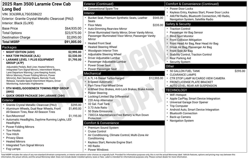 Thumbnail: 2025 RAM 3500 - 6